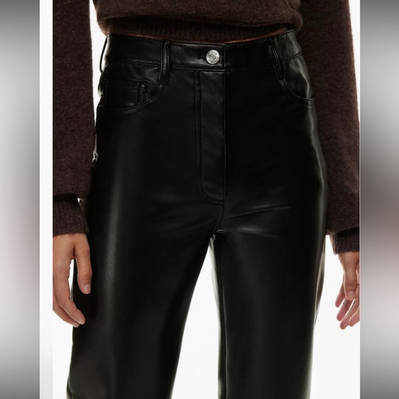 Aritzia vegan leather pants - Picture 5 of 12